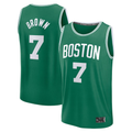 Mdoa B.Celtics #7 Jaylen Brown  Kelly Green Fast Break Replica Player Jerseys - Icon Edition