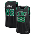 Mdoa B.Celtics #88 Neemias Queta Black Fast Break Replica Player Jerseys - Statement Edition
