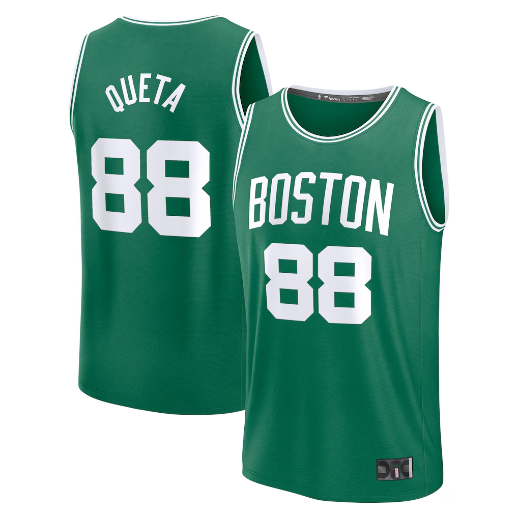 Mdoa B.Celtics #88 Neemias Queta Kelly Green Fast Break Replica Player Jerseys - Icon Edition