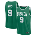 Mdoa B.Celtics #9 Derrick White  Kelly Green Fast Break Replica Player Jerseys - Icon Edition