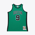 Mdoa B.Celtics #9 Rajon Rondo Mitchell & Ness Kelly Green 2007-08 Hardwood Classics Authentic Jerseys