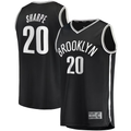 Mdoa B.Nets #20 Day'Ron Sharpe  Black Fast Break Replica Jerseys - Icon Edition