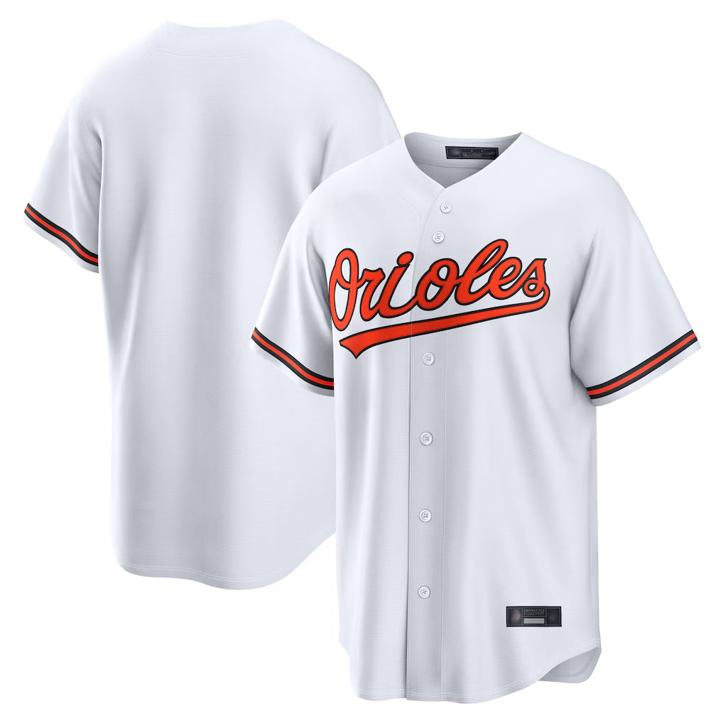 Mdoa B.Orioles White Home Game Blank Player Stitched Jerseys