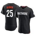 Mdoa B.Orioles #25 Pete Alonso Player Black City Connect Limited Elite Home Game Stitched Jerseys