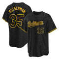 Mdoa B.Orioles #35 Adley Rutschman Player Black Snake Skin City Home Game Stitched Jerseys
