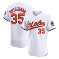 Mdoa B.Orioles #35 Adley Rutschman Player White Limited Elite Home Game Stitched Jerseys