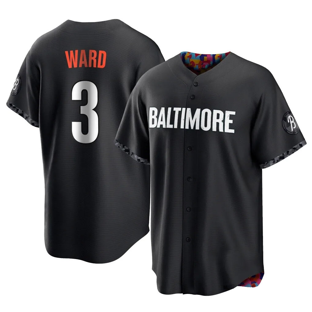 Mdoa B.Orioles #3 Taylor Ward Player Black City Connect Home Game Stitched Jerseys