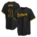 Mdoa B.Orioles #3 Taylor Ward Player Black Snake Skin City Home Game Stitched Jerseys