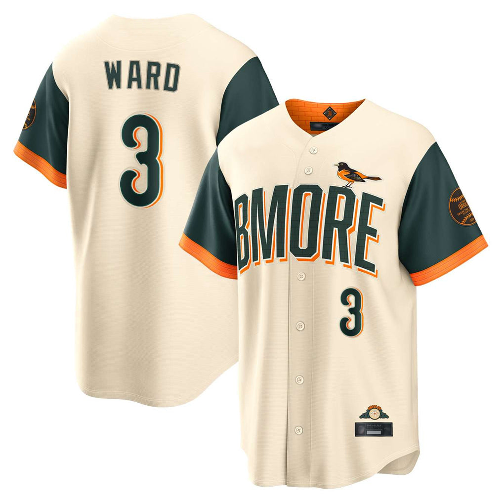 Mdoa B.Orioles #3 Taylor Ward Player Cream 2026 City Connect Home Game Stitched Jerseys