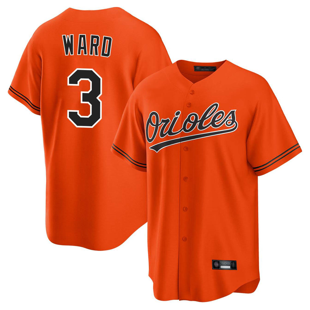 Mdoa B.Orioles #3 Taylor Ward Player Orange Home Game Stitched Jerseys