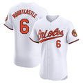 Mdoa B.Orioles #6 Ryan Mountcastle Player White Limited Elite Home Game Stitched Jerseys