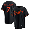 Mdoa B.Orioles #7 Jackson Holliday Player Black Home Game Stitched Jerseys