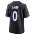 Mdoa B.Ravens #0 Roquan Smith Black Alternate Game Stitched Jerseys