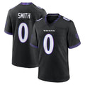 Mdoa B.Ravens #0 Roquan Smith Player Black Home Game Stitched Jerseys