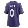 Mdoa B.Ravens #0 Roquan Smith Purple Team Game Stitched Jerseys