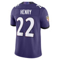 Mdoa B.Ravens #22 Derrick Henry Player Purple Limited Elite Home Game Stitched Jerseys