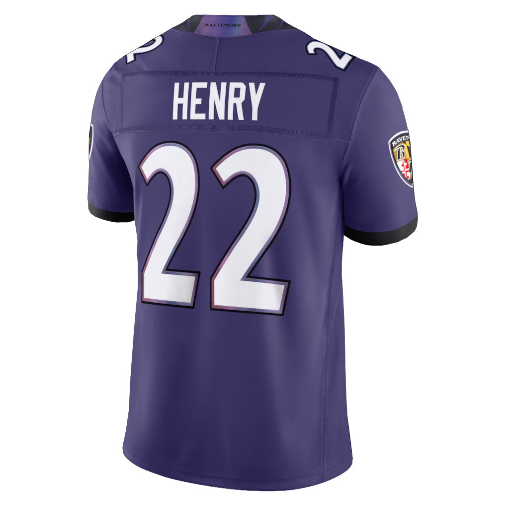 Mdoa B.Ravens #22 Derrick Henry Player Purple Limited Elite Home Game Stitched Jerseys