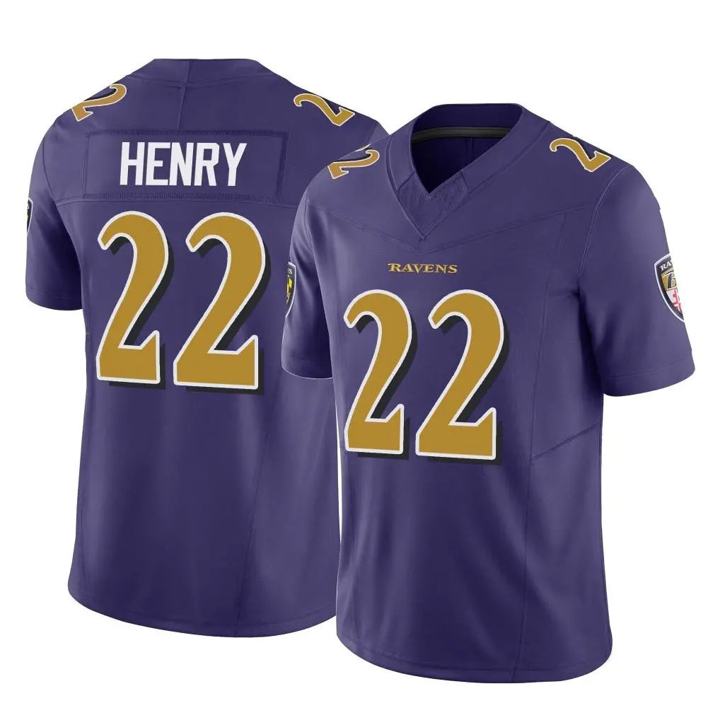 Mdoa B.Ravens #22 Derrick Henry Player Purple Limited Home Game Stitched Jerseys