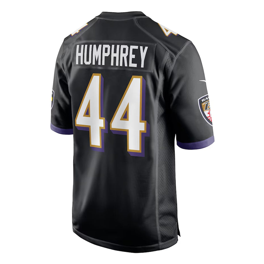 Mdoa B.Ravens #44 Marlon Humphrey Player Black Alternate Home Game Stitched Jerseys