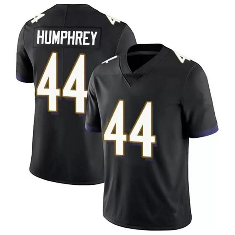 Mdoa B.Ravens #44 Marlon Humphrey Player Black Limited Home Game Stitched Jerseys