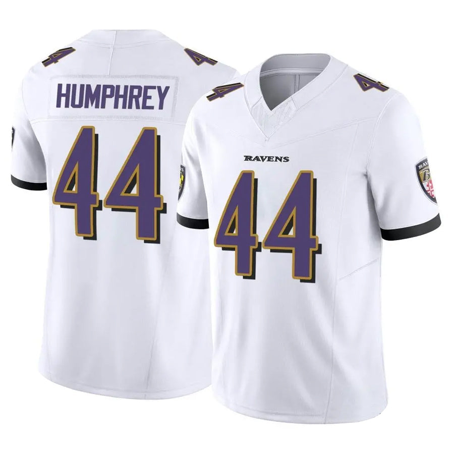 Mdoa B.Ravens #44 Marlon Humphrey Player White Vapor F.U.S.E. Limited Home Game Stitched Jerseys