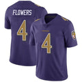 Mdoa B.Ravens #4 Zay Flowers Player Limited Purple Color Rush Vapor Untouchable Stitched Jerseys