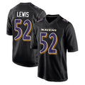 Mdoa B.Ravens #52 Ray Lewis Player Black Carbon Fashion Home Stitched Jerseys