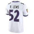 Mdoa B.Ravens #52 Ray Lewis Player White  Vapor F.U.S.E. Limited Home Game Stitched Jerseys