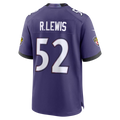 Mdoa B.Ravens #52 Ray Lewis Purple Team Retired Player Game Stitched Jerseys