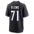 Mdoa B.Ravens #71 Olaivavega Ioane Player Black Home Game Stitched Jerseys