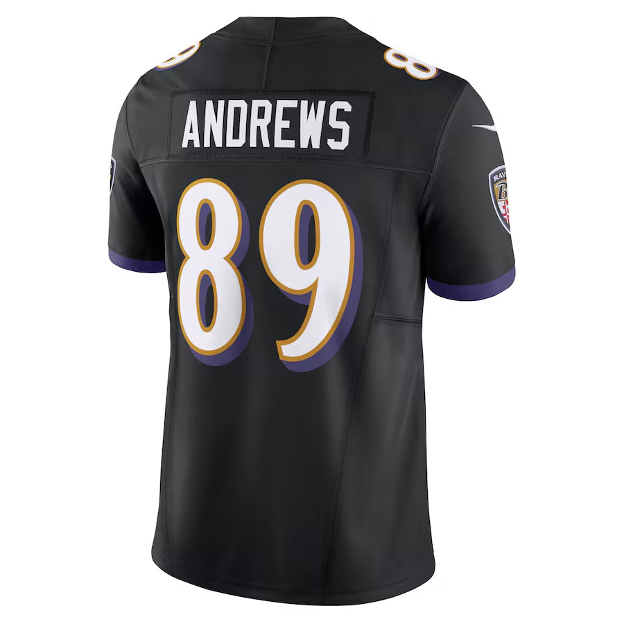 Mdoa B.Ravens #89 Mark Andrews Player Black Vapor F.U.S.E. Limited Stitched Jerseys