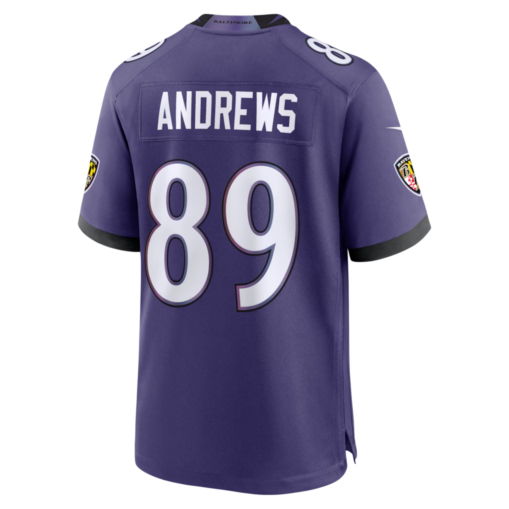 Mdoa B.Ravens #89 Mark Andrews Purple Team Game Stitched Jerseys