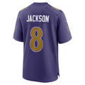 Mdoa B.Ravens #8 Lamar Jackson Purple Alternate Game Stitched Jerseys