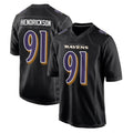 Mdoa B.Ravens #91 Trey Hendrickson Player Black Carbon Fashion Home Stitched Jerseys