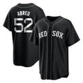 Mdoa B.Red Sox #52 Wilyer Abreu Player Black Home Game Stitched Jerseys
