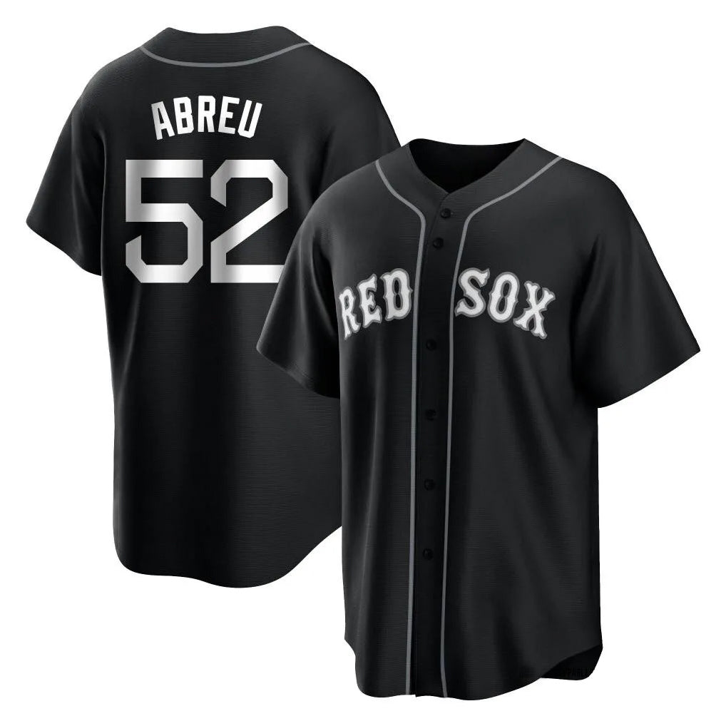Mdoa B.Red Sox #52 Wilyer Abreu Player Black Home Game Stitched Jerseys