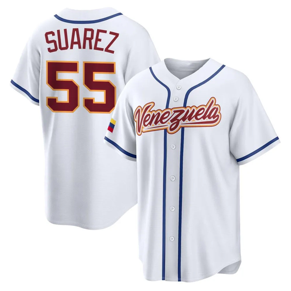 Mdoa B.Red Sox #55 Ranger Su¡§¡érez Player White 2026 World Classic Limited Home Game Stitched Jerseys