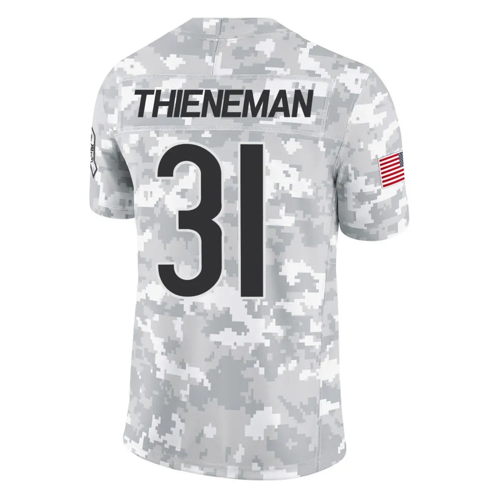 Mdoa C.Bears #31 Dillon Thieneman Player Arctic Camo Salute to Service Limited Stitched Jerseys