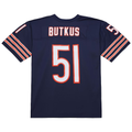 Mdoa C.Bears #51 Dick Butkus Mitchell & Ness Navy Legacy Replica Stitched Puhic Jersey