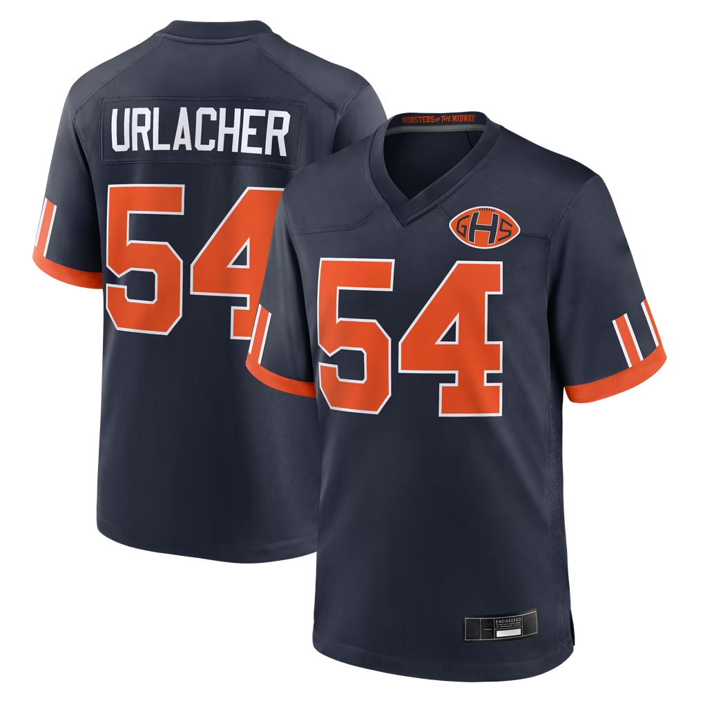 Mdoa C.Bears #54 Brian Urlacher Navy 2026 Rivalries Collection Game Stitched Jerseys