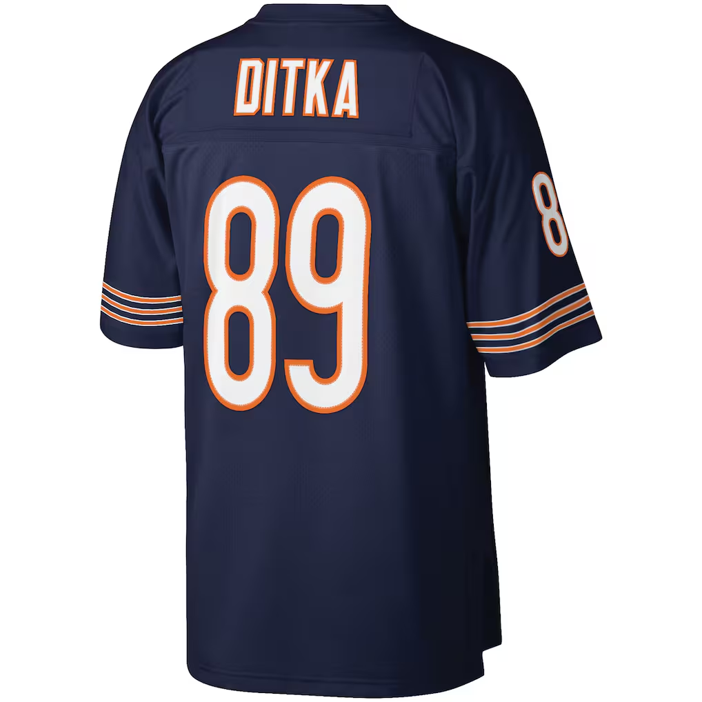 Mdoa C.Bears #89 Mike Ditka Mitchell & Ness Navy Retired Player Legacy Replica Jersey