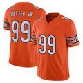 Mdoa C.Bears #99 Gervon Dexter Sr. Player Orange Vapor F.U.S.E. Limited Home Game Stitched Jerseys