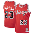 Mdoa C.Bulls #23 Michael Jordan Mitchell & Ness Red 198485 Hardwood Classics Rookie Authentic Jerseys