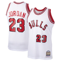Mdoa C.Bulls #23 Michael Jordan Mitchell & Ness White 1984-85 Hardwood Classics Rookie Authentic Jerseys
