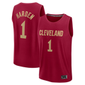 Mdoa C.Cavaliers #1 James Harden  Wine Fast Break Replica Jerseys - Icon Edition