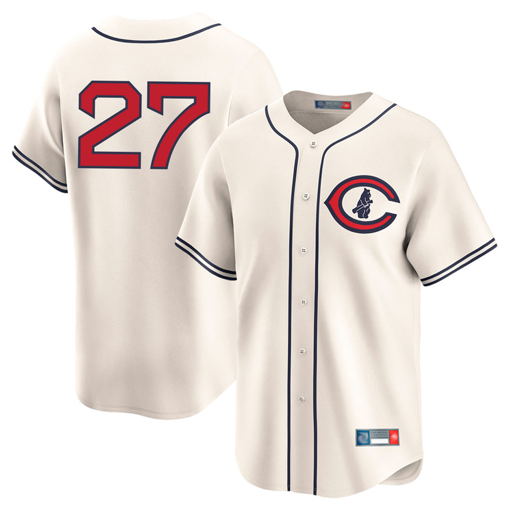 Mdoa C.Cubs #27 Seiya Suzuki Player Cream Field of Dreams Limited Home Game Stitched Jerseys