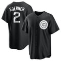 Mdoa C.Cubs #2 Nico Hoerner Player Black Game Stitched Jerseys