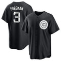 Mdoa C.Cubs #3 Alex Bregman Black Game Stitched Jerseys