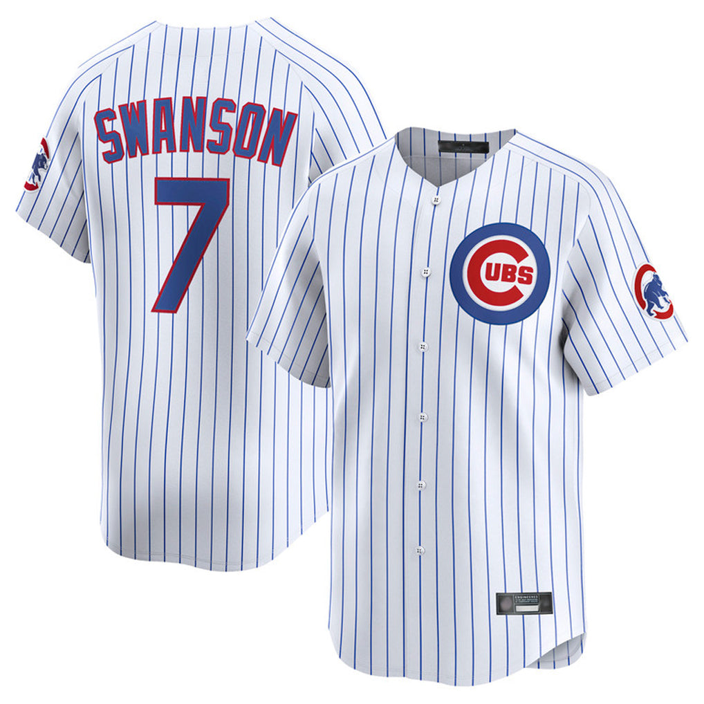 Mdoa C.Cubs #7 Dansby Swanson Player Black Fashion Out 150th Anniversary Game Stitched Jerseys