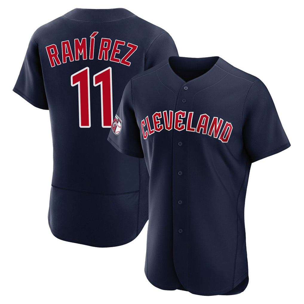 Mdoa C.Guardians #11 Jose Ramirez Player Navy Limited Elite Home Stitched Jerseys